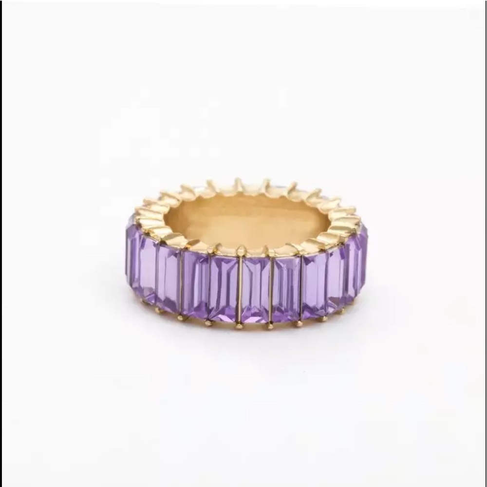 purple crystal ring
